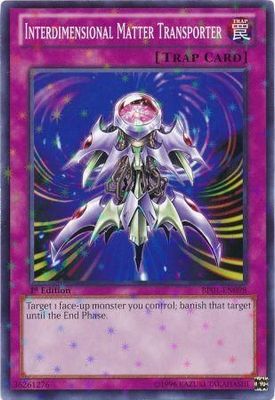Interdimensional Matter Transporter - BP01-EN098 - Starfoil Rare 1st Edition
Battle Pack: Epic Dawn 1st Edition Starfoil Singles