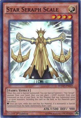 Star Seraph Scale - WSUP-EN019 - Super Rare 1st Edition YuGiOh World Superstars 1st Edition Singles