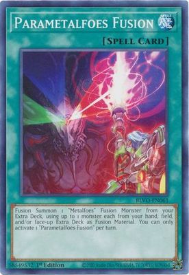 Parametalfoes Fusion - BLVO-EN061 - Common 1st Edition
Blazing Vortex 1st Edition Singles