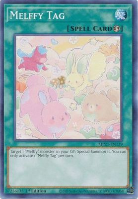 Melffy Tag - MP21-EN139 - Common 1st Edition 2021 Mega-Tin: Ancient Battles 1st Edition Singles