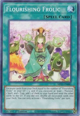 Flourishing Frolic - MP21-EN082 - Common 1st Edition 2021 Mega-Tin: Ancient Battles 1st Edition Singles