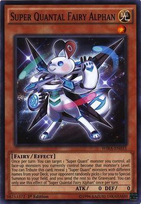 Super Quantal Fairy Alphan - WIRA-EN033 - Common 1st Edition Wing Raiders 1st Edition Singles
