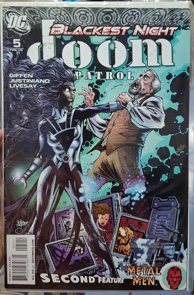 BA18 Blackest Night Doom Patrol Issue 5 DC Comics Ingles