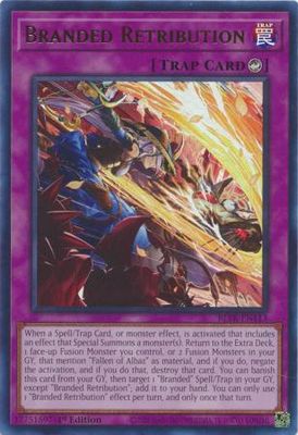 Branded Retribution - BLTR-EN113 - Ultra Rare 1st Edition
Battles of Legend: Terminal Revenge 1st Edition Singles