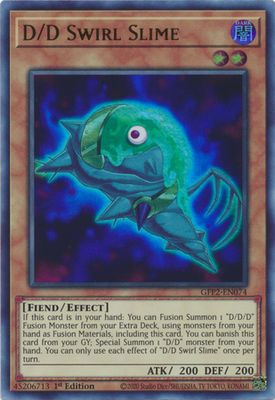 D/D Swirl Slime - GFP2-EN074 - Ultra Rare 1st Edition Ghosts From The Past: The 2nd Haunting 1st Edition Singles