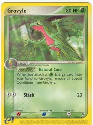 Grovyle - 32/109 - Uncommon
Ex Ruby &amp; Sapphire Singles