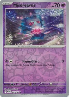 Misdreavus - 087/193 - Common Reverse Holo Scarlet &amp; Violet: Paldea Evolved Reverse Holo Singles
