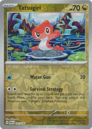 Tatsugiri - 141/182 - Uncommon Reverse Holo
Scarlet &amp; Violet: Paradox Rift Reverse Holo Singles