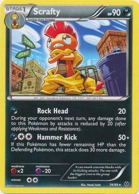 Scrafty - 74/99 - Rare Theme Deck Exclusive
Pokemon Theme Deck Exclusives