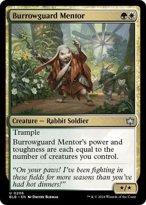 Burrowguard Mentor - Bloomburrow (BLB) Bloomburrow-Foil