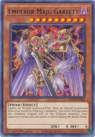 Emperor Maju Garzett - MP20-EN062 - Rare 1st Edition 2020 Mega-Tin: Lost Memories 1st Edition Singles