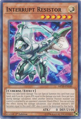 Interrupt Resistor - MP19-EN149 - Common 1st Edition Yu-Gi-Oh! 2019 Mega-Tins: Gold Sarcophagus Tin Mega Pack Singles (espanol)