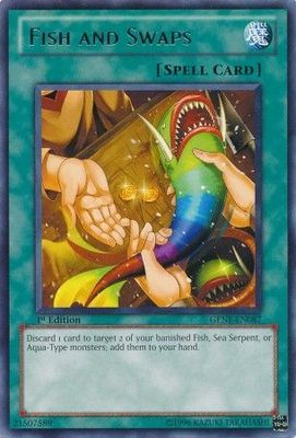 Fish and Swaps - GENF-EN087 - Rare 1st Edition
Generation Force 1st Edition Singles