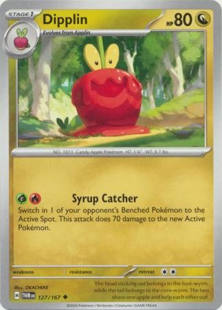 Dipplin - 127/167 - Uncommon Scarlet and Violet: Twilight Masquerade Singles