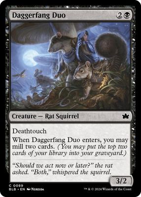 Daggerfang Duo - Bloomburrow (BLB) Bloomburrow