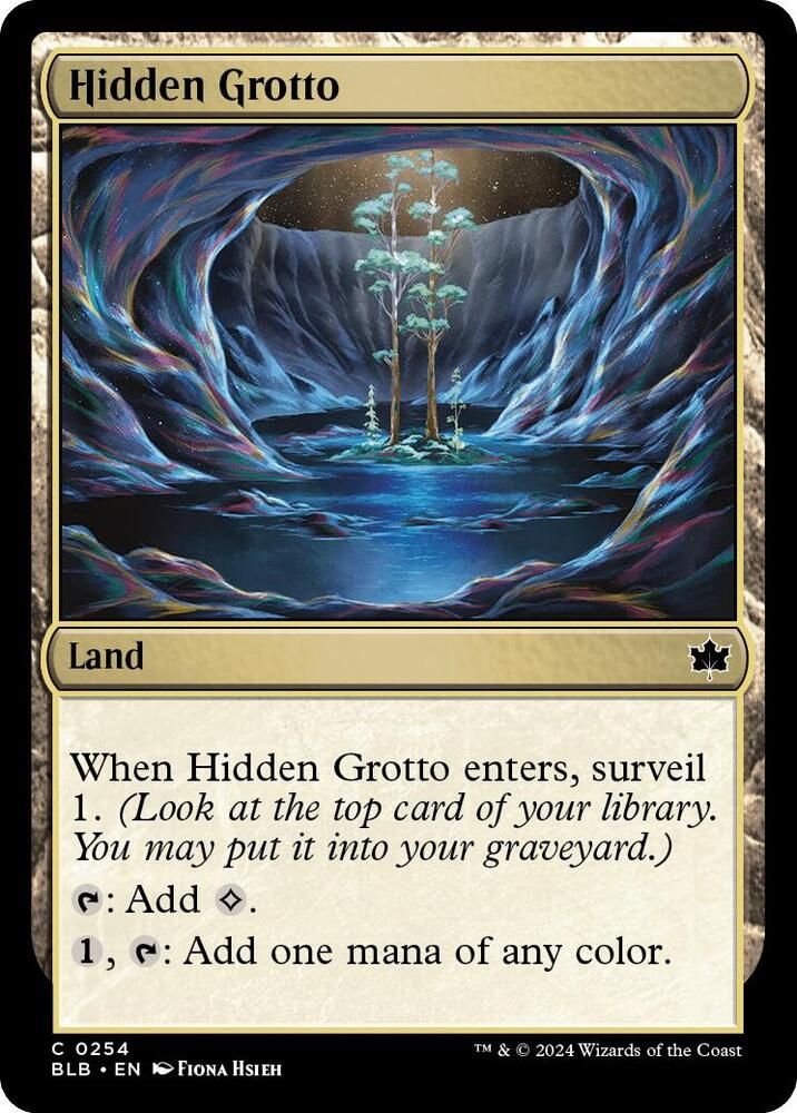 Hidden Grotto - Bloomburrow (BLB) Bloomburrow