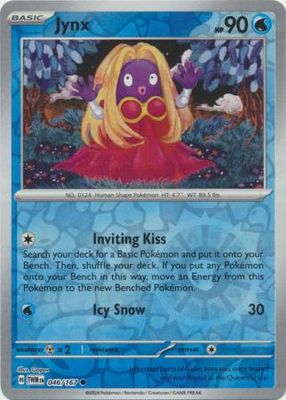 Jynx - 046/167 - Common Reverse Holo Scarlet &amp; Violet: Twilight Masquerade Reverse Holo Singles