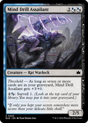 Mind Drill Assailant - Bloomburrow (BLB) Bloomburrow
