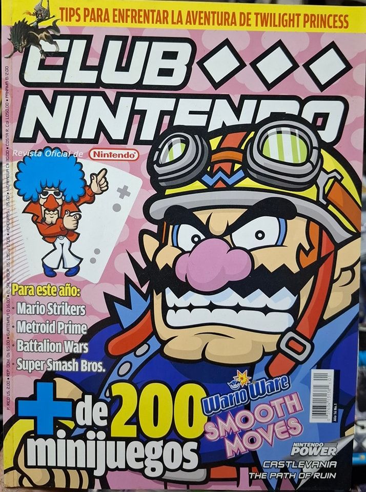 BA18 Club Nintendo Ano 16 Numero 1 Wario Ware