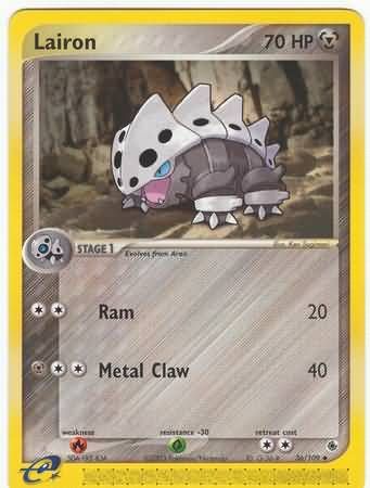 Lairon - 36/109 - Uncommon Ex Ruby &amp; Sapphire Singles