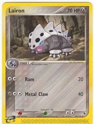 Lairon - 36/109 - Uncommon Ex Ruby &amp; Sapphire Singles