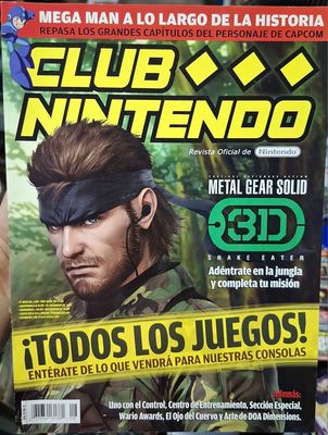 BA18 Club Nintendo Ano 20 Numero 8 Metal Gear Solid