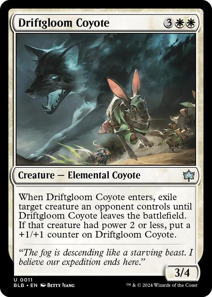 Driftgloom Coyote - Bloomburrow (BLB)
Bloomburrow