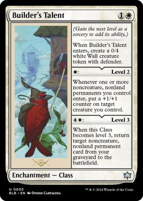 Builder&#39;s Talent - Bloomburrow (BLB)
Bloomburrow (Español)