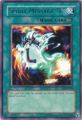 Spirit Message &quot;&quot;L&quot;&quot; - LON-092 - Rare Unlimited Labyrinth of Nightmare [LON] Unlimited Singles