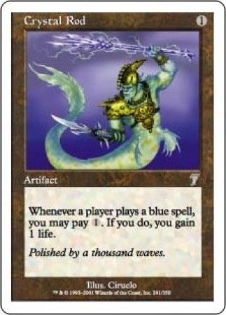 Crystal Rod 291/350 - MTG 7th Edition Singles
