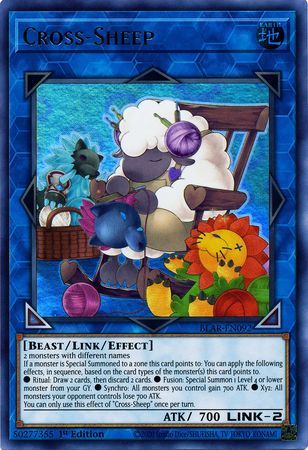 SJ Cross-Sheep - BLAR-EN092 - Ultra Rare 1st Edition
Battles of Legend: Armageddon 1st Edition Singles