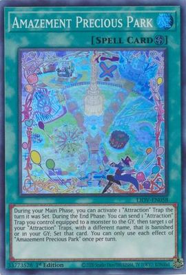 Amazement Precious Park - LIOV-EN058 - Super Rare 1st EditionLightning Overdrive: LIOV 1st Edition Singles