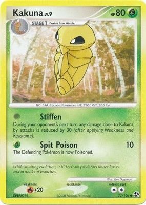Kakuna - 73/106 - Common Diamond &amp; Pearl: Great Encounters Singles
