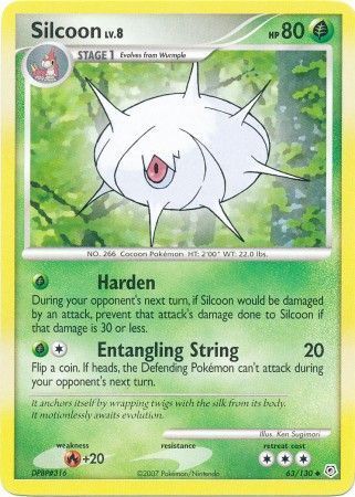 Silcoon - 63/130 - Uncommon
Diamond &amp; Pearl (Base Set) Singles