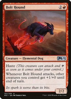 Bolt Hound - Core Set 2021 (M21) Core Set 2021