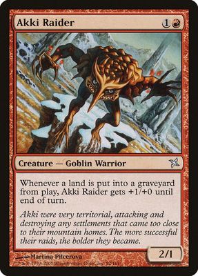 Akki Raider - Betrayers of Kamigawa (BOK) Betrayers of Kamigawa
