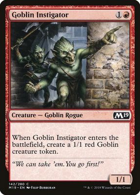 Goblin Instigator - Core Set 2019 (M19) Core Set 2019
