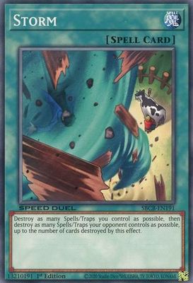 Storm - SBCB-EN191 - Common 1st Edition Speed Duel Battle City Box 1st Edition Singles