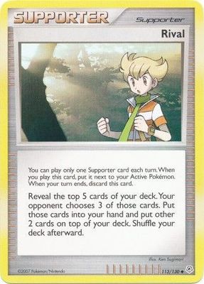 Rival - 113/130 - Uncommon Diamond &amp; Pearl (Base Set) Singles