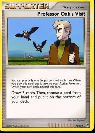 Professor Oak&#39;s Visit - 122/132 - Uncommon
Diamond &amp; Pearl: Secret Wonders Singles