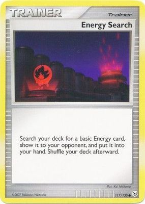 Energy Search - 117/130 - Common Diamond &amp; Pearl (Base Set) Singles