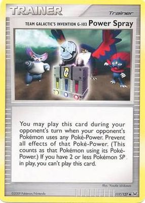 Team Galactic&#39;s Invention G-103 Power Spray - 117/127 - Uncommon
Platinum (Base Set) Singles