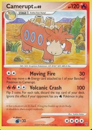 Camerupt - 18/147 - Rare
Platinum: Supreme Victors Singles