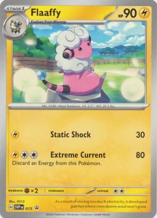 Flaaffy - SVP015 - Non-Holo Promo
Pokemon Scarlet &amp; Violet Promos