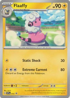 Flaaffy - SVP015 - Non-Holo Promo
Pokemon Scarlet &amp; Violet Promos