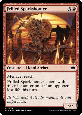 Frilled Sparkshooter - Bloomburrow (BLB) Bloomburrow