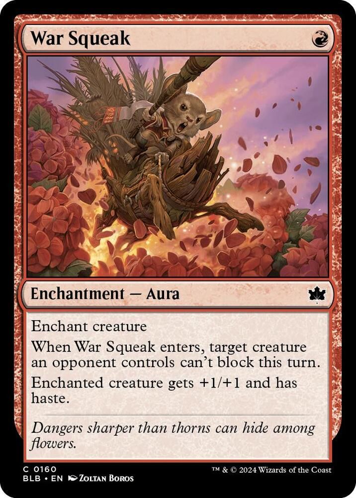 War Squeak - Bloomburrow (BLB)
Bloomburrow