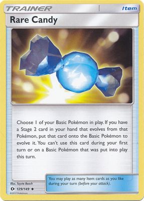 Rare Candy - 129/149 - Uncommon
Sun &amp; Moon (Base Set) Singles (Espanol)