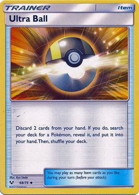 Ultra Ball - 68/73 - Uncommon Shining Legends Singles