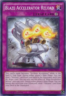 Blaze Accelerator Reload - SECE-EN077 - Common 1st Edition Secrets of Eternity (SECE) 1st Edition Singles